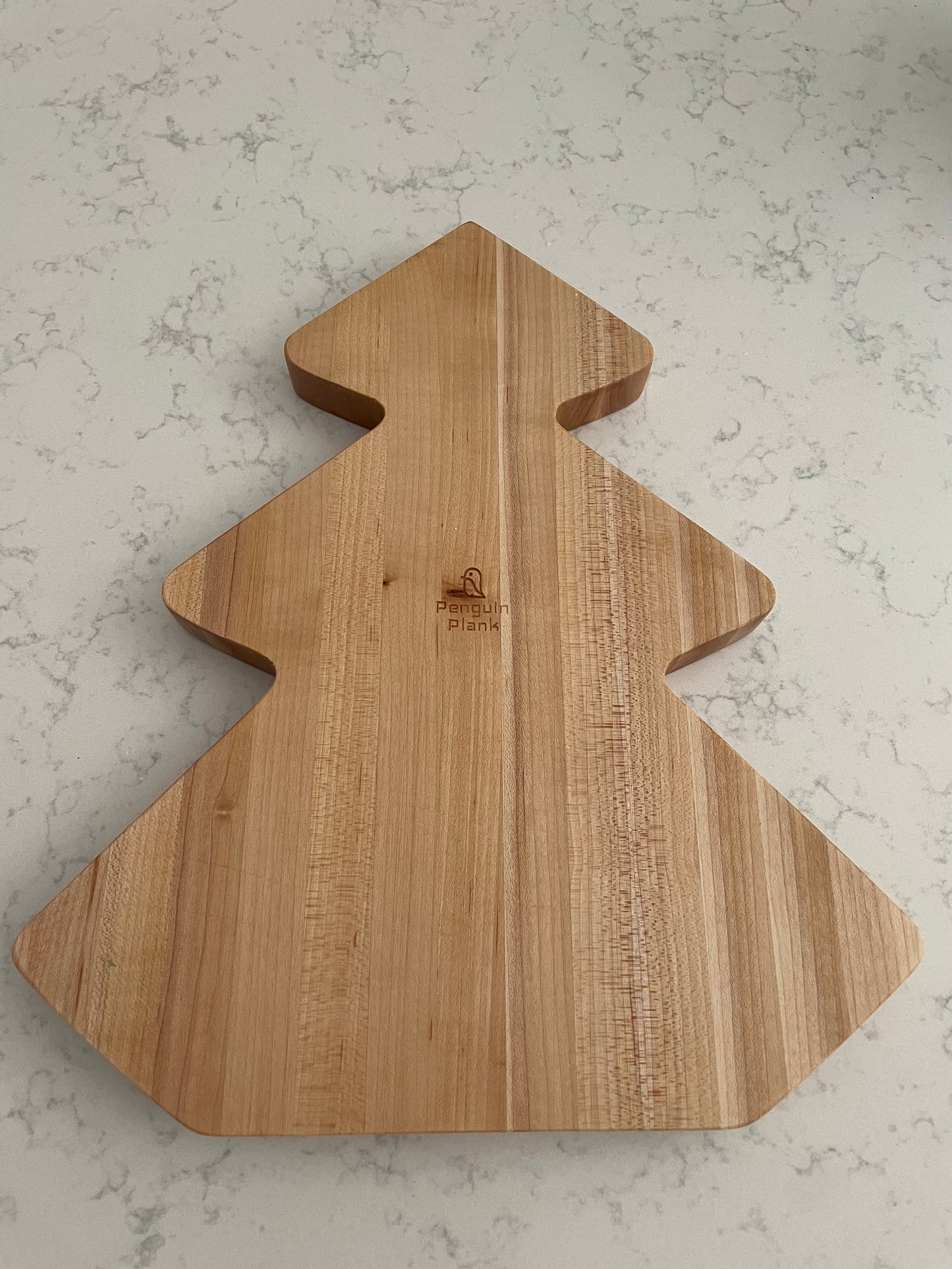 Holiday Tree Tray – Brown Maple