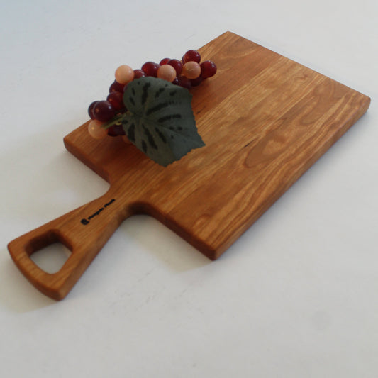 Cherry Cheese Board with Handle