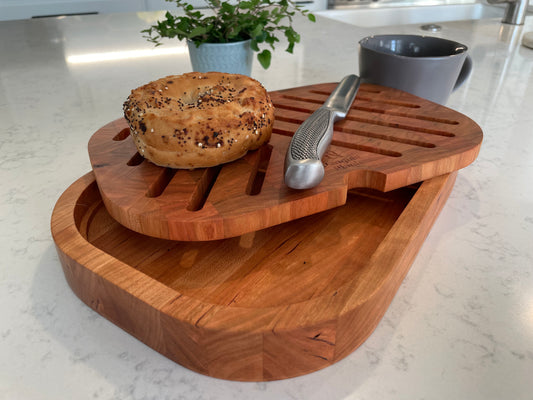 Crumb-Catching Bread Board