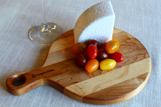 Round Maple Cheese Board