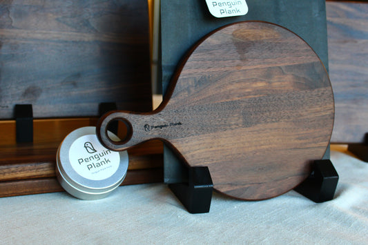 Round Walnut Cheese Board