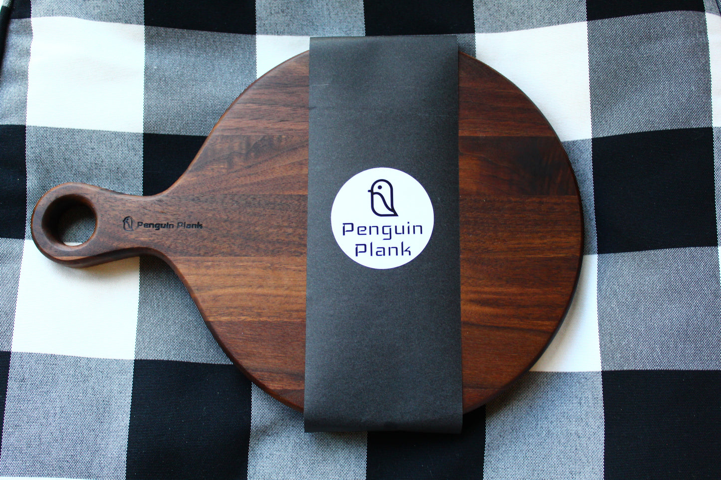 Round Walnut Cheese Board