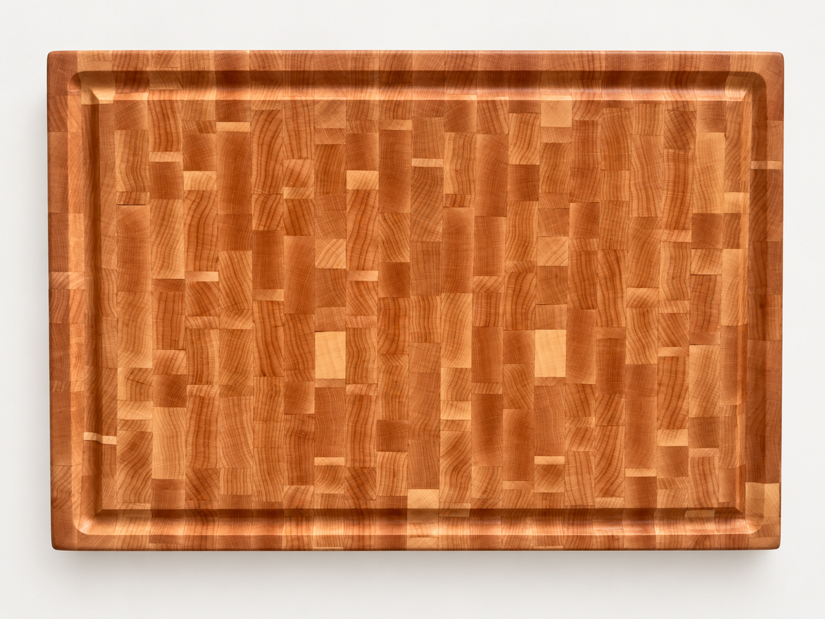 End Grain Cutting Board - handcrafted hardwood - view 7