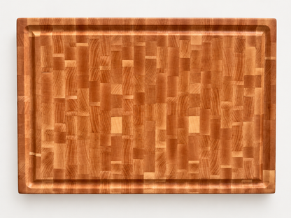 End Grain Cutting Board - handcrafted hardwood - view 7