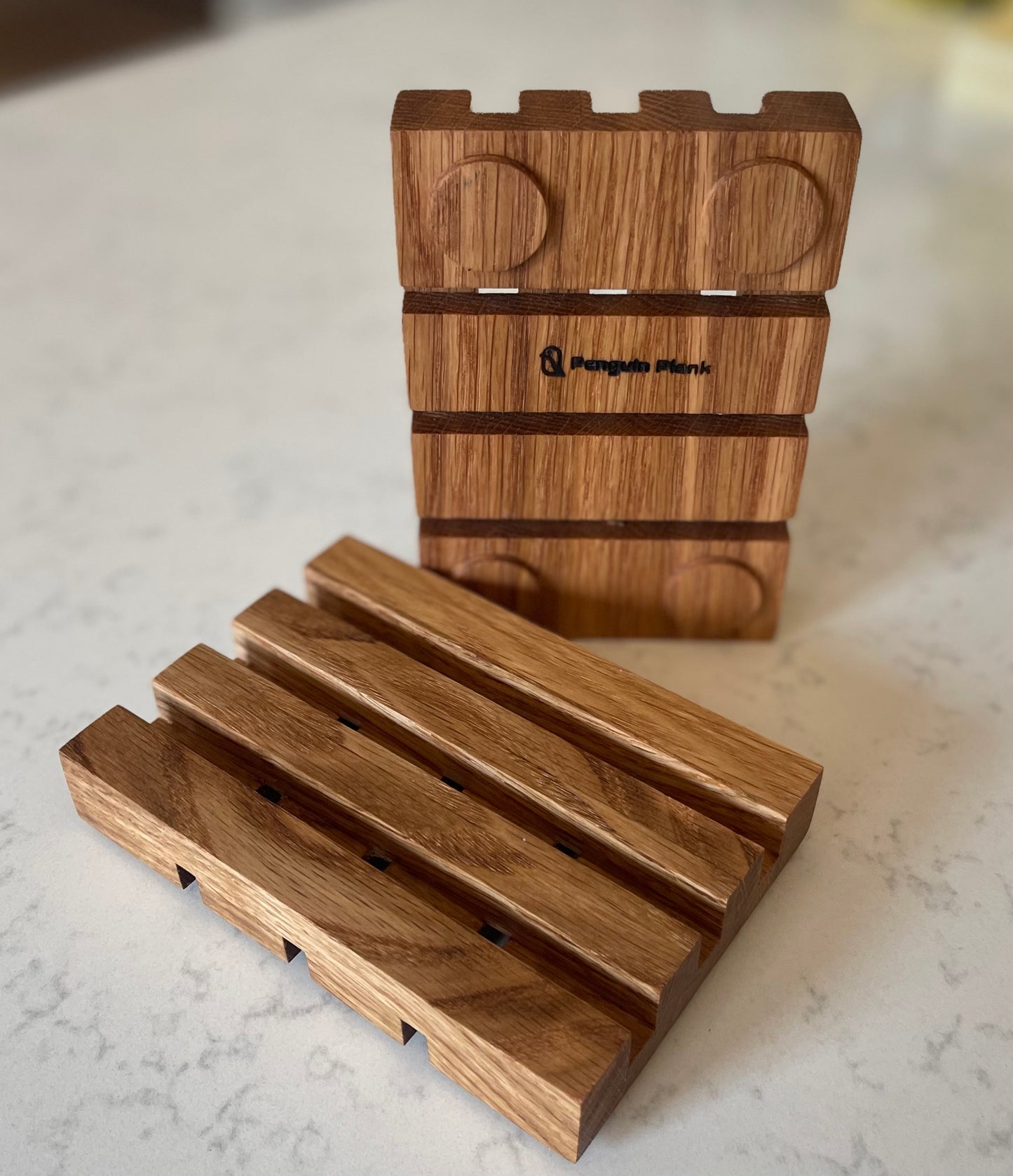 White Oak Soap Tray | Handcrafted Wooden Soap Dish