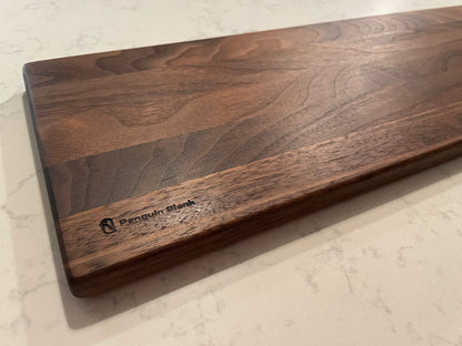 Walnut charcuterie board.