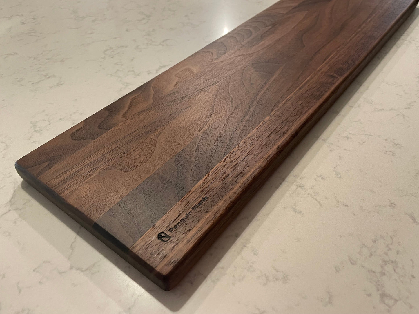 Walnut charcuterie board.