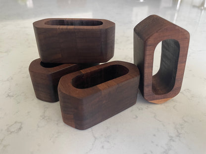 Oblong Wood Napkin Rings