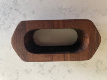 Square Hardwood Napkin Rings