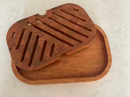 Crumb-Catching Bread Board