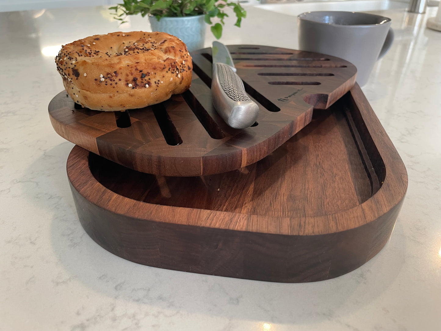 Crumb-Catching Bread Board