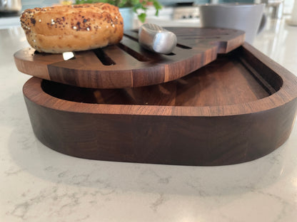 Crumb-Catching Bread Board