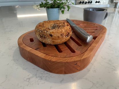 Crumb-Catching Bread Board