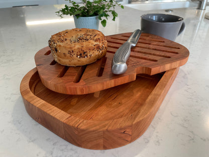 Crumb-Catching Bread Board