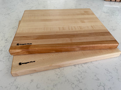 Handmade Wood Cheese Board – Walnut or Maple Charcuterie Board – 12x10 Serving Board for Cheese, Wine & Appetizers