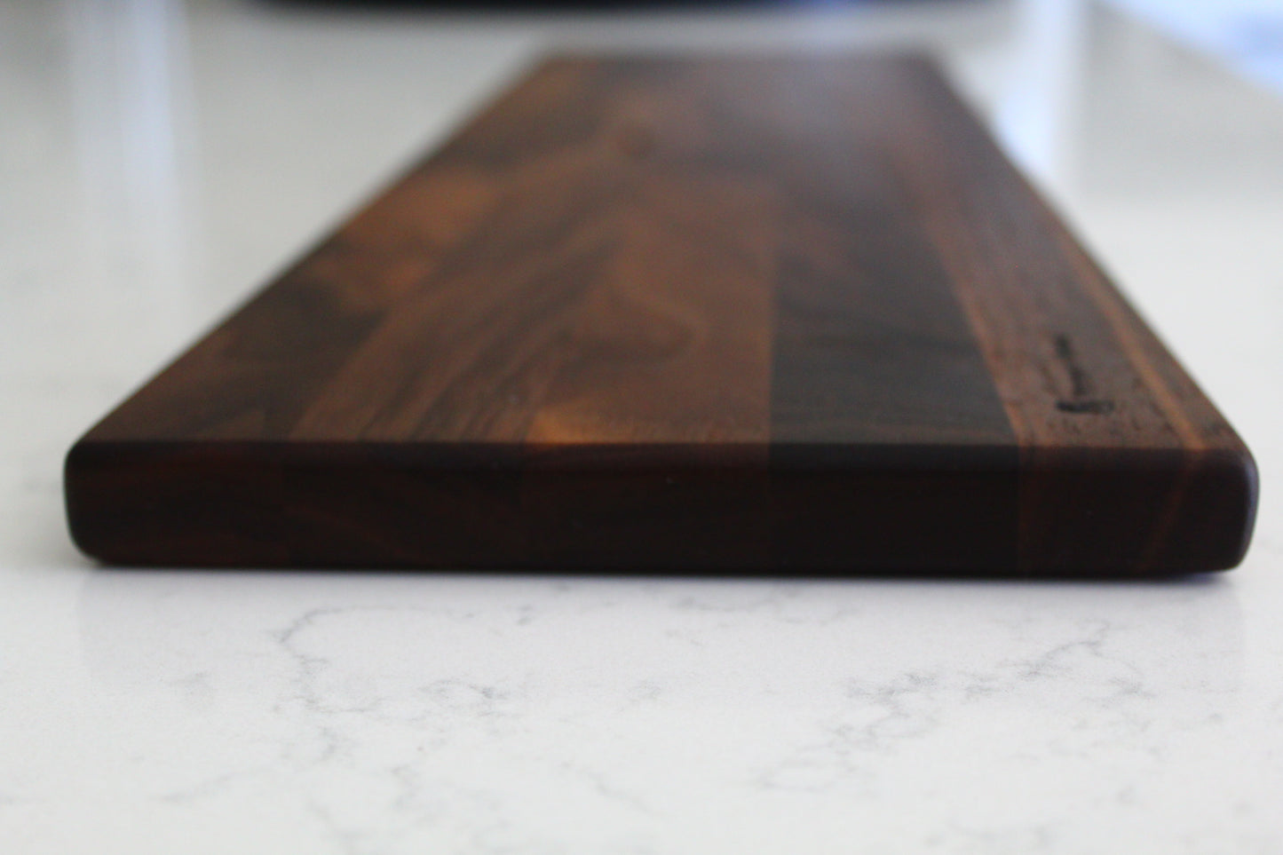 Walnut charcuterie board.
