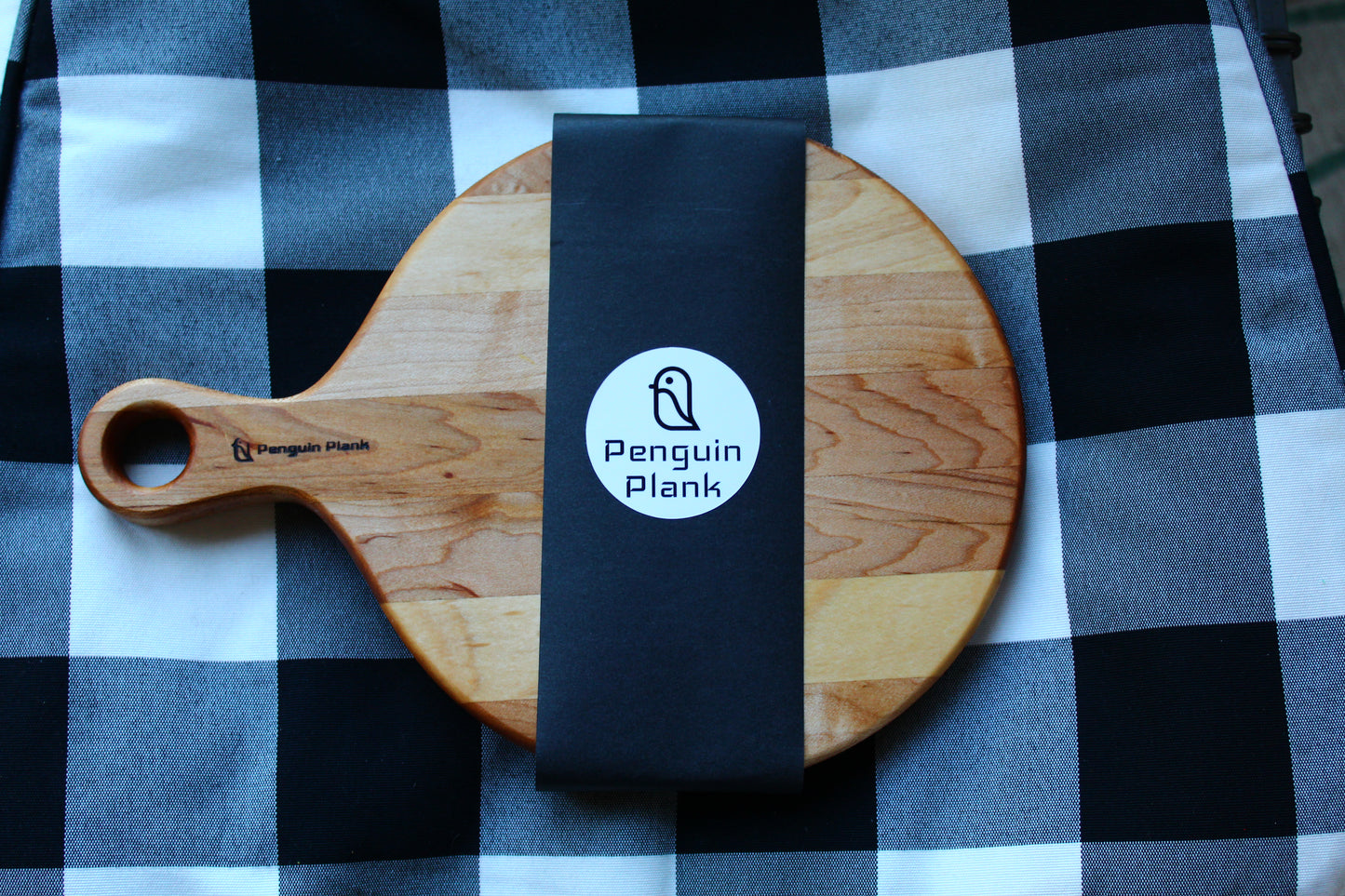 Round Maple Cheese Board