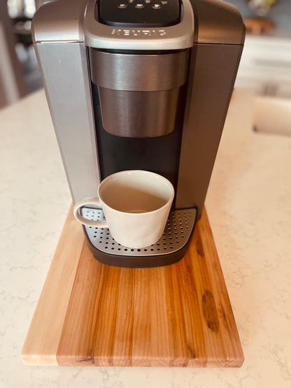 Solid Wood Countertop Coffee Riser