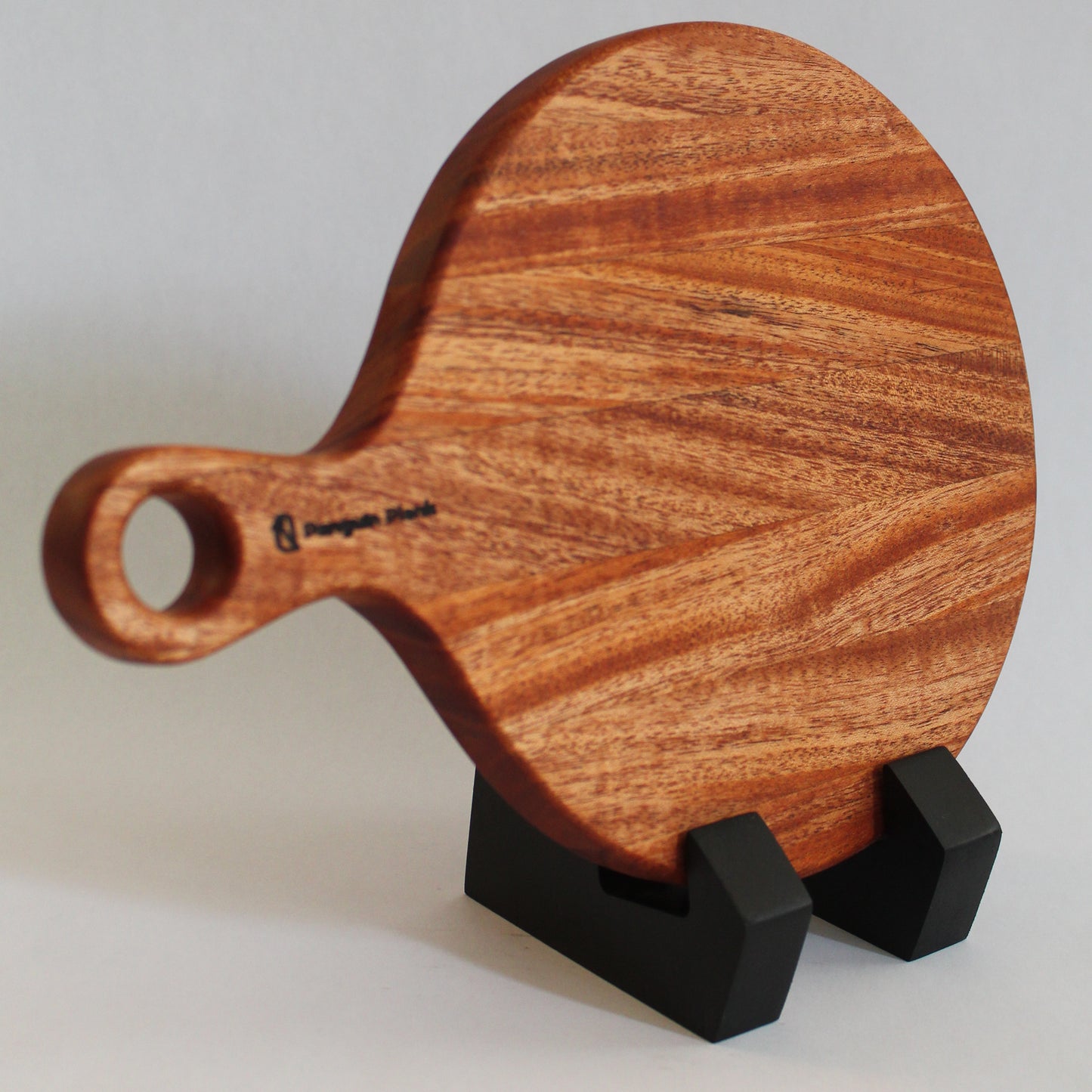 Round Mahogany Cheese Board