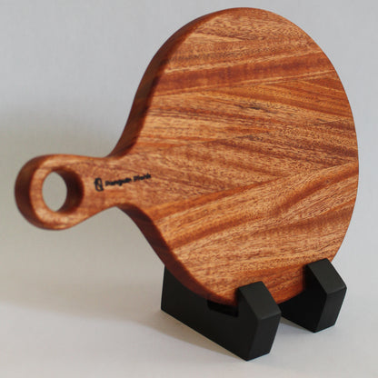 Round Mahogany Cheese Board