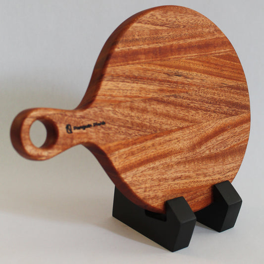 Round Mahogany Cheese Board